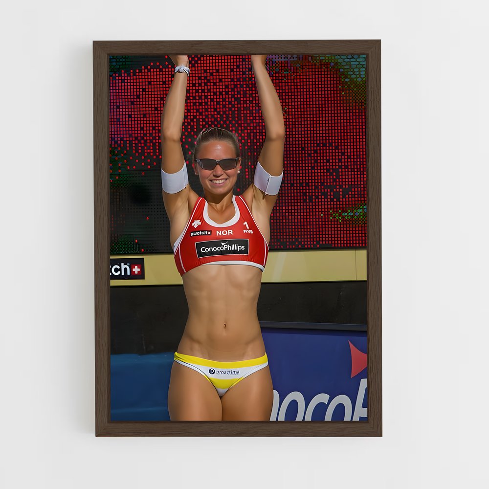 Poster Surf and Spike – affiche Beach-volley (vue 5)